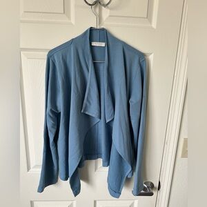 MODODOC Light Blue Open Front Women's Cardigan.
